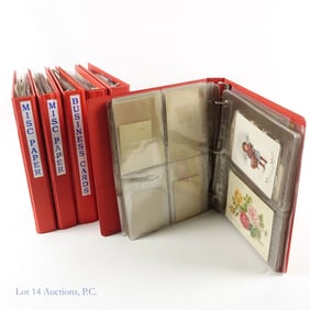 19th / 20th c. Various Paper Ephemera, 6 Binders