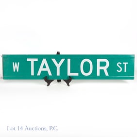 W Taylor St Chicago Street Sign