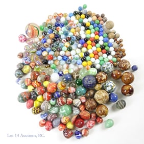 Marbles Glass, Stone, Ceramic, Glass Eggs (7lbs+)