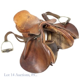 English Leather Saddle Barnsby & Sons, Stirrups