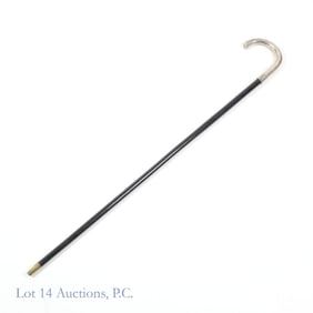 Silver Handle Antique Walking Cane