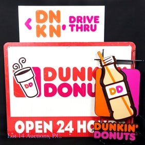 Dunkin' Donuts Store Signs (3)