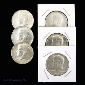 1966 USA 40%-Silver Kennedy 50c AU - BU (6)