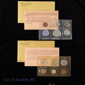 1962 USA 90%-Silver 5-Coin Proof Set