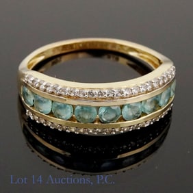 10K Y Gold STS Ring, Size 10.25