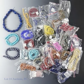 Fashion Jewelry Lot, Mixed Stone Beads (44)