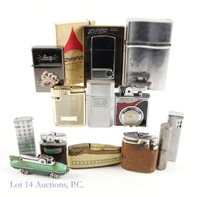 Vintage Lighters Ronson, Zippo, Windsor, More (13)