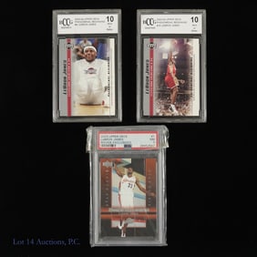 3 LeBron James Graded Cards PSA And Beckett
