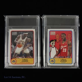 LeBron James 2003 Bazooka Rookie Cards (2)