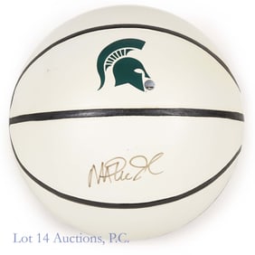 Magic Johnson Signed Michigan State Basketball COA