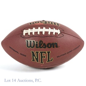 Dan Hampton Signed Football Generic COA