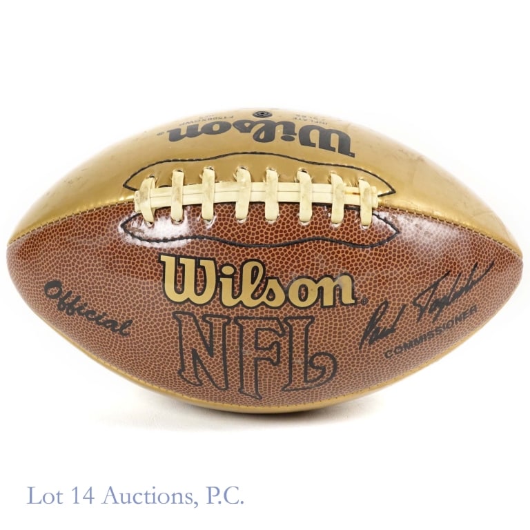 Brian Urlacher Signed Football Urlacher COA: Brian Urlacher signed Wilson full size NFL football. Urlacher COA sticker.