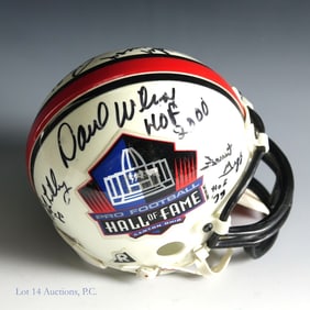 Football HOF Mini Helmet (5 Signatures - TriStar)