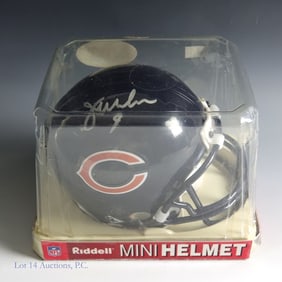 Jim McMahon Autographed Mini Helmet (Schwartz)
