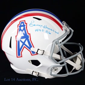 Kenny Houston Signed FS Helmet Beckett COA