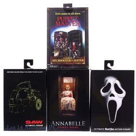 NECA Figures Saw, Scream, Annabelle, Puppet Master