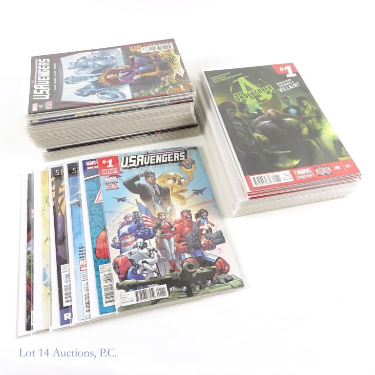 Avengers Academy, Undercover MARVEL (50): Avengers Academy, Undercover MARVEL (50). Collection of an estimated 50 comic books featuring Avengers Academy, Avengers Undercover and other related titles including Key Issues. Some Key Issues inclu