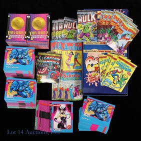 Bubble Funnies & X-Men Trading Card Sets
