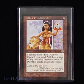 Lion's Eye Diamond Card, Magic The Gathering