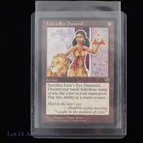 Lion's Eye Diamond Card, Magic The Gathering