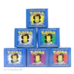 NIB Pokemon 23K Plated Card Set, Complete (6)