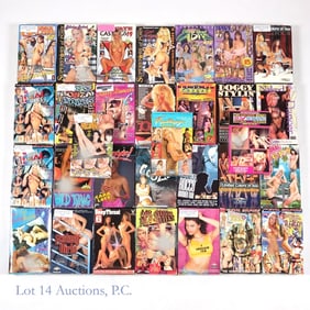 XXX VHS Porn, 80's-00's, Large Boxes (+30)