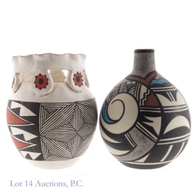 Native American Seed Pots, Hopi, Acoma (2)
