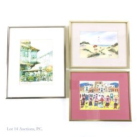 Three Small Watercolors