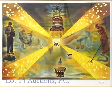 Salvador Dali Lithograph "La Gare de Perpignon"
