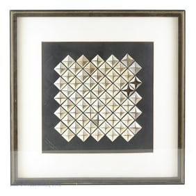 Anne Youkeles "Shining Darkly" Litho Collage