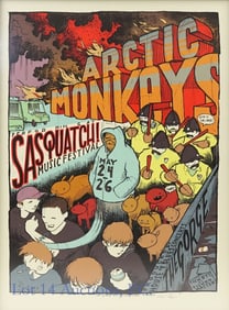 Arctic Monkeys Jay Ryan Concert Poster - Sgd & #ed