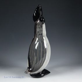 Midcentury Murano Glass Cockatoo