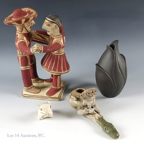 Various Ceramic Art Pieces