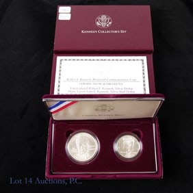 1998-S USA Silver R.F. Kennedy $1 & 50c 2-Coin Set