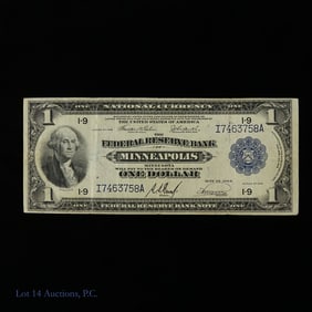 1918 USA $1 Federal Reserve Bank Note (F-734)