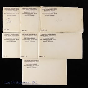 1965 (S) USA 40%-Silver Special Mint Sets (7)
