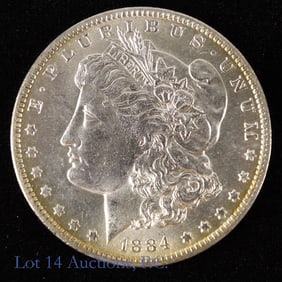 1884-O USA Silver Morgan Dollar (CH BU)