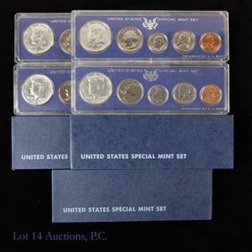 1966 (S) USA 40%-Silver Special Mint Sets (7)