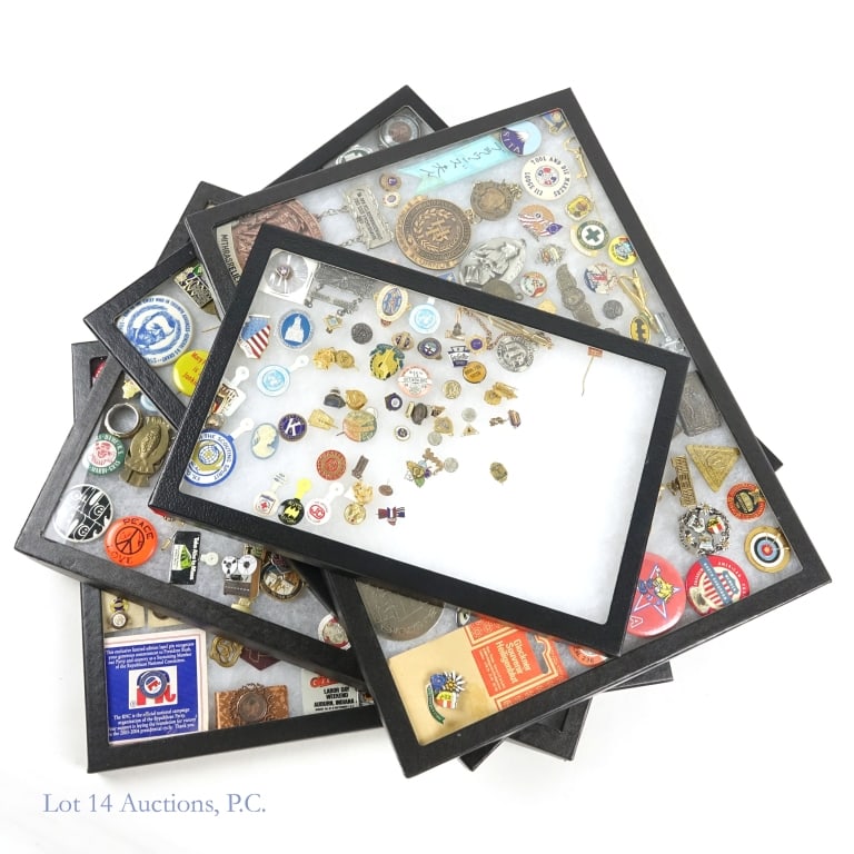Pins - Political, Labor, Travel, More (400+) (1 of 6)