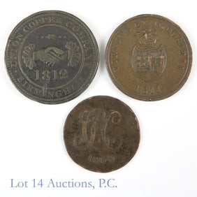 1800 - 1812 British Merchant Tokens (3)