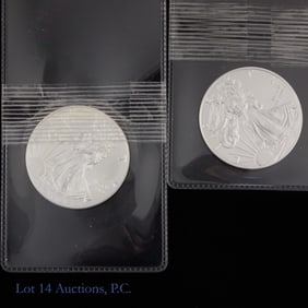 2018 (W) American Silver Eagle $1 Bullion (2)