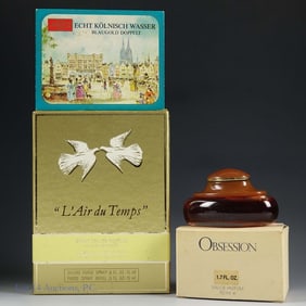 Vintage Perfumes L'Air du Temps, Obsession, 4711