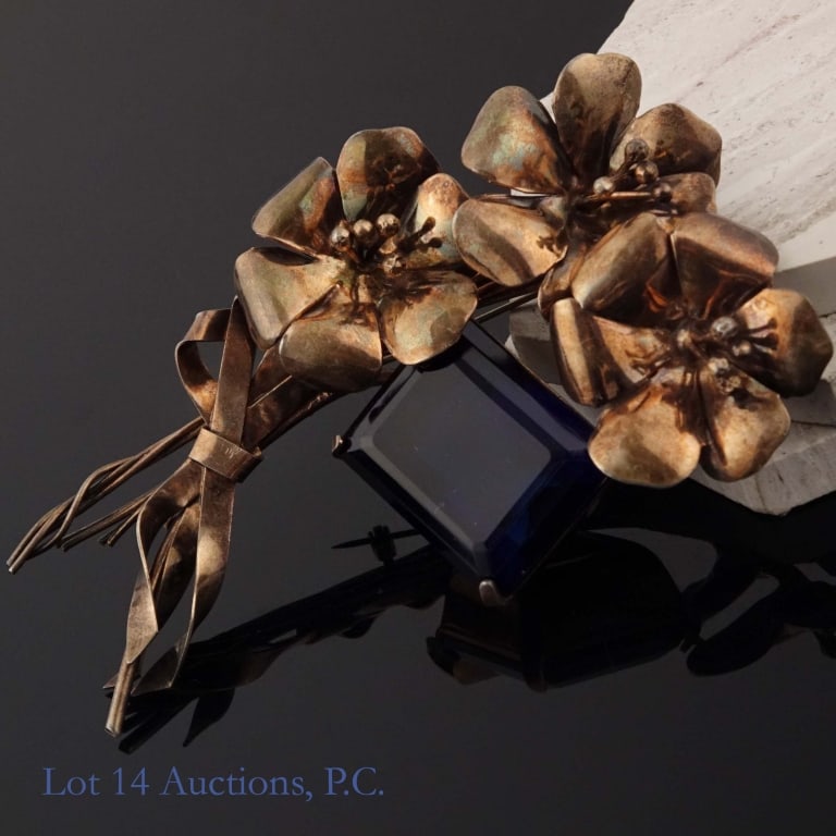 Vintage Coro Sterling Craft Brooch (1 of 4)