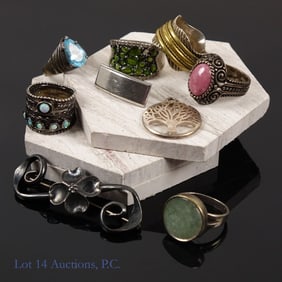 Vintage Sterling Silver Mixed Jewelry Lot