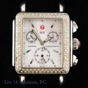 Michelle Deco Diamond Chrono MOP Women's Watch