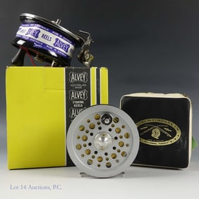Vintage Fishing Reels Alvey NOS & Orvis (2)