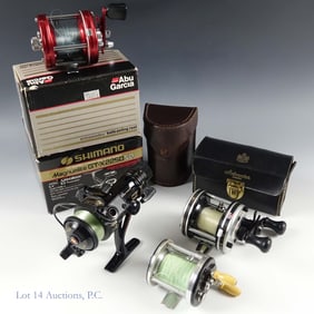 Vintage Fishing Reels Shimano, JA Coxe, Abu (4)