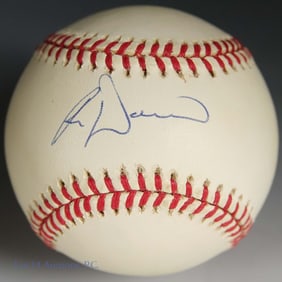 Ron Davis Signed Baseball With JSA COA