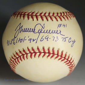 Tom Seaver Nicely Inscribed Baseball w/Beckett