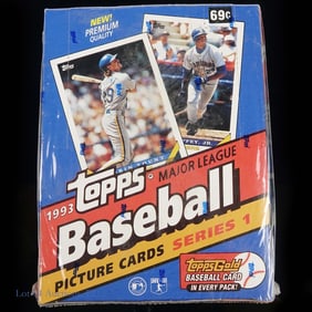 1993 Topps Ser 1 Baseball Cards Sealed Box
